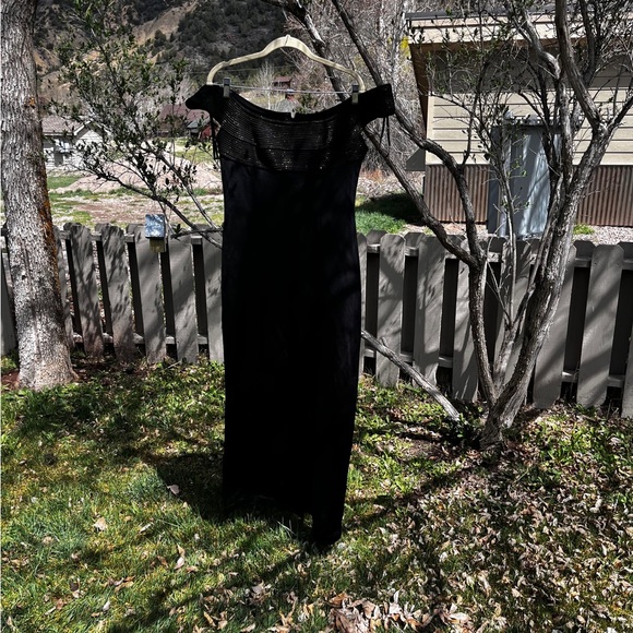 TADASHI SHOJI | Vintage  Long Dress Gown size 12 - Picture 3 of 8